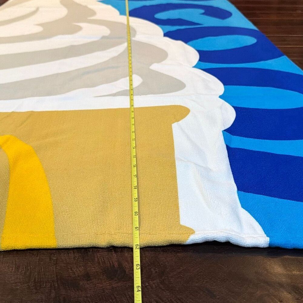 Brand New McDonald's Beach Towel Italy Promotion 2025 Ice Cream Cone “So Cone  M - Picture 6 of 7